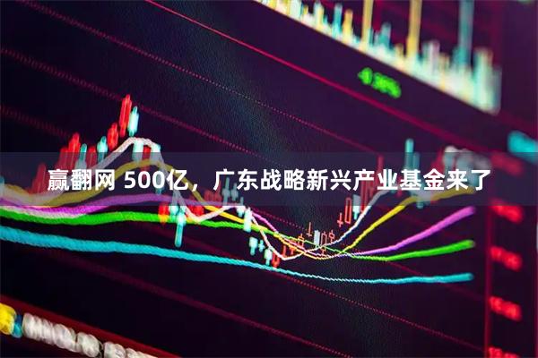 赢翻网 500亿，广东战略新兴产业基金来了