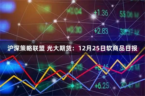 沪深策略联盟 光大期货:12月25日软商品日报