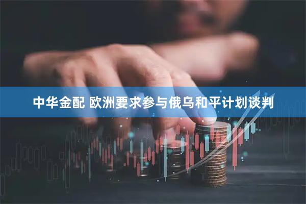 中华金配 欧洲要求参与俄乌和平计划谈判