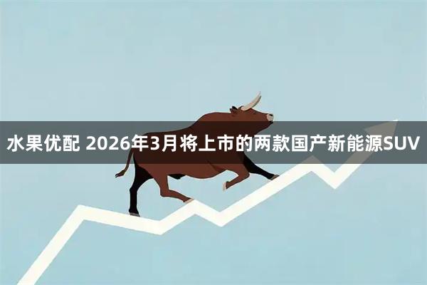 水果优配 2026年3月将上市的两款国产新能源SUV